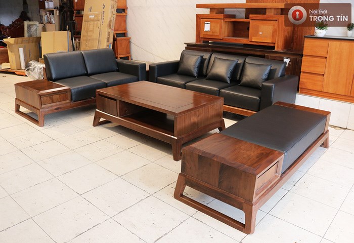 Sofa gỗ óc chó SF0113OT